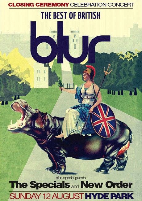blur olympic poster