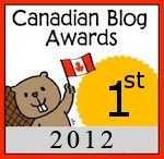Canadian Blog Awards 1st