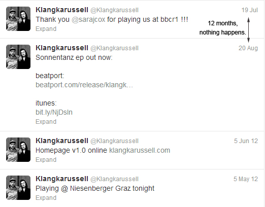 Klangkarussell's Twitter Feed