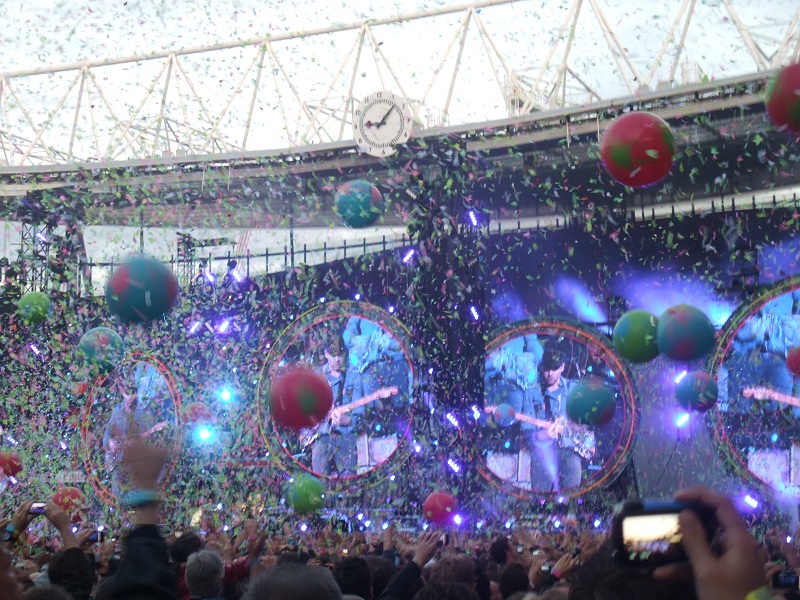 Coldplay at the Emirates Stadium, London