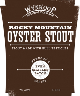 rocky mountain oyster stout