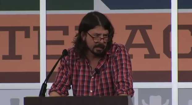 Dave Grohl South By Southwest (SXSW) 2013 Keynote Speech in Full - YouTube screen cap