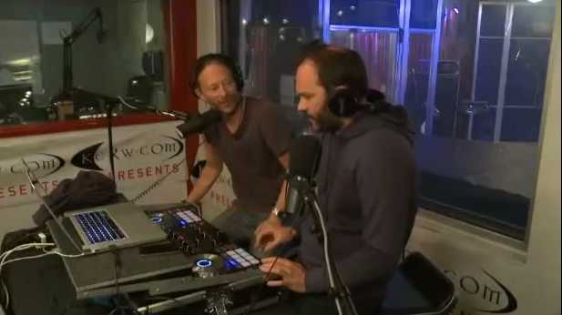 Thom Yorke & Nigel Godrich - Honey Pot on Radio Friday, 6 June 2013 - YouTube screen cap